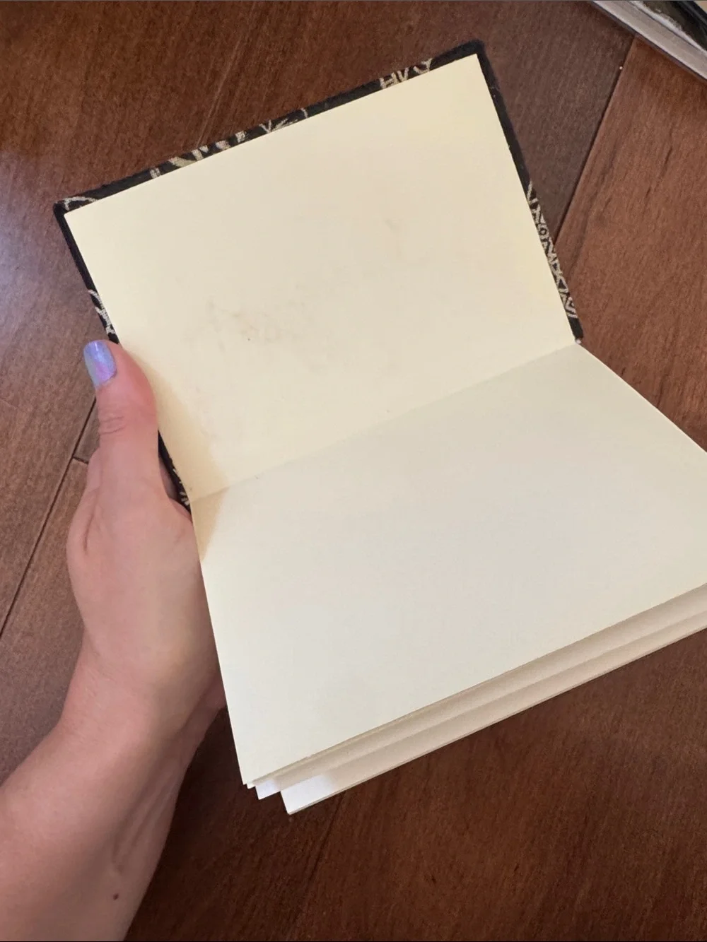 Black & White Elephant-Print Notebook